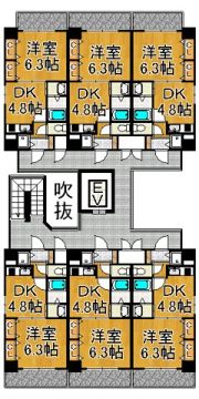 プルミエール江坂の間取り画像