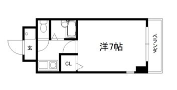 ユニバーシティ丸光の間取り画像
