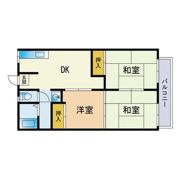 コスモハイツあやのの間取り画像