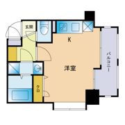 ベールメトロ姪浜の間取り画像