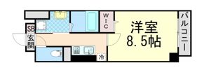 ﾌﾞﾙｰﾒ本山の間取り画像