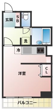 ルモン東梅田の間取り画像