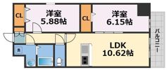 アートレジデンス梅田北Ⅱの間取り画像