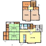 五艘貸家の間取り画像