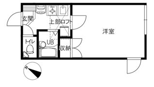 クレセント笠舞の間取り画像