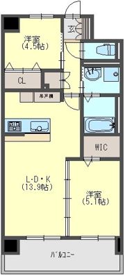 グランパレス東洋の間取り画像