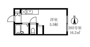 オリンピアハイツの間取り画像