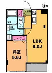 月村マンションNo.11の間取り画像