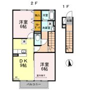 モダンセジュール Kの間取り画像