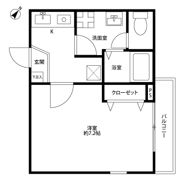 アムール大口の間取り画像