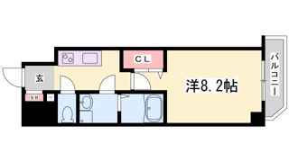 アドバンス神戸ラフィナートの間取り画像