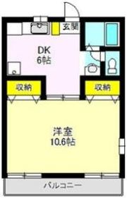 エスパシオD棟の間取り画像
