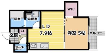 ラモーナ東光町Ⅰの間取り画像
