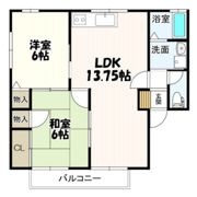 セピアコートしもはらの間取り画像