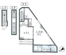 グランシャレー梅田の間取り画像