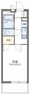 レオパレスベイサイドコート横浜の間取り画像