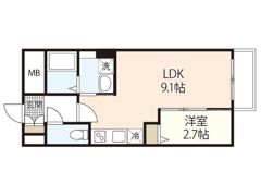 月光南観音弐番館の間取り画像
