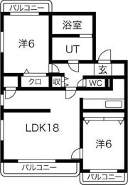 カメリア白山の間取り画像
