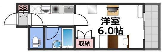 ラ・フェリオ新深江の間取り画像