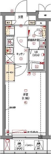 グロウワード東京ノース・アリビエの間取り画像