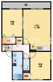 ウィルモア宮小路 A棟の間取り画像