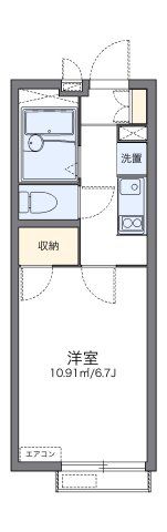 レオパレスサンフラワーの間取り画像