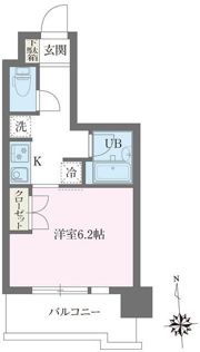 レジデンス門前仲町の間取り画像