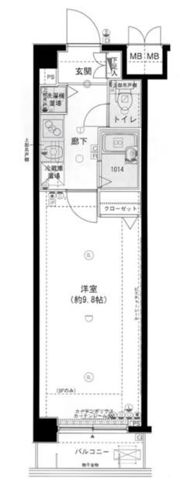 メインステージ野方駅前の間取り画像