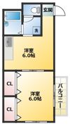 ハウゼ井上の間取り画像