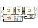 鈴が峰第5団地 5号棟の間取り画像