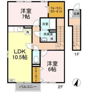 ボヌール・SN A棟の間取り画像