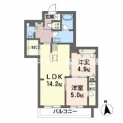 クインテットの間取り画像