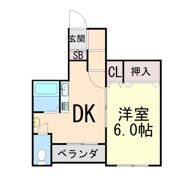 うえむらハイツの間取り画像