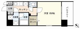 ラフェリア東観音の間取り画像