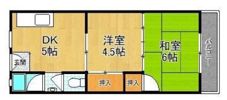 香里園ハイツの間取り画像