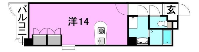六軒家ロビンフラットの間取り画像