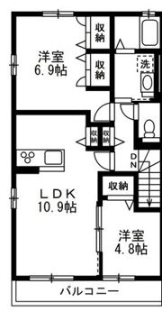 仮）総社市駅南AP1の間取り画像
