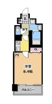 ジアコスモ京橋アクアの間取り画像