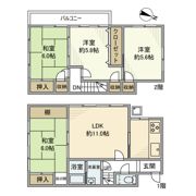 三山戸建の間取り画像