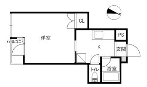 メゾンドローゼの間取り画像