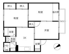 セジュール･アップルの間取り画像