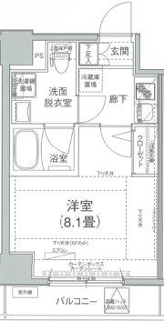 ティモーネ日暮里イーストの間取り画像