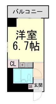 ダイアパレス新神戸の間取り画像