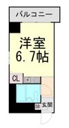 ダイアパレス新神戸の間取り画像