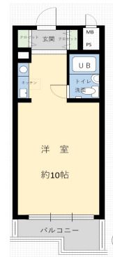 ホーユウコンフオルト芦屋の間取り画像