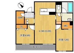 シャーメゾンシエロの間取り画像