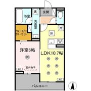 M&S RESIDENCE LIENの間取り画像
