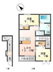 グラティテュード・Zの間取り画像