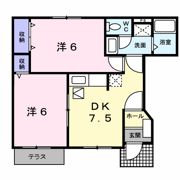 エスポワールAの間取り画像