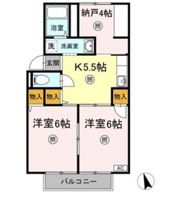 プレジール三宅 A棟の間取り画像